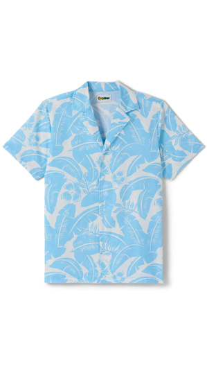 Frond of Paradise Linen Cabana Shirt